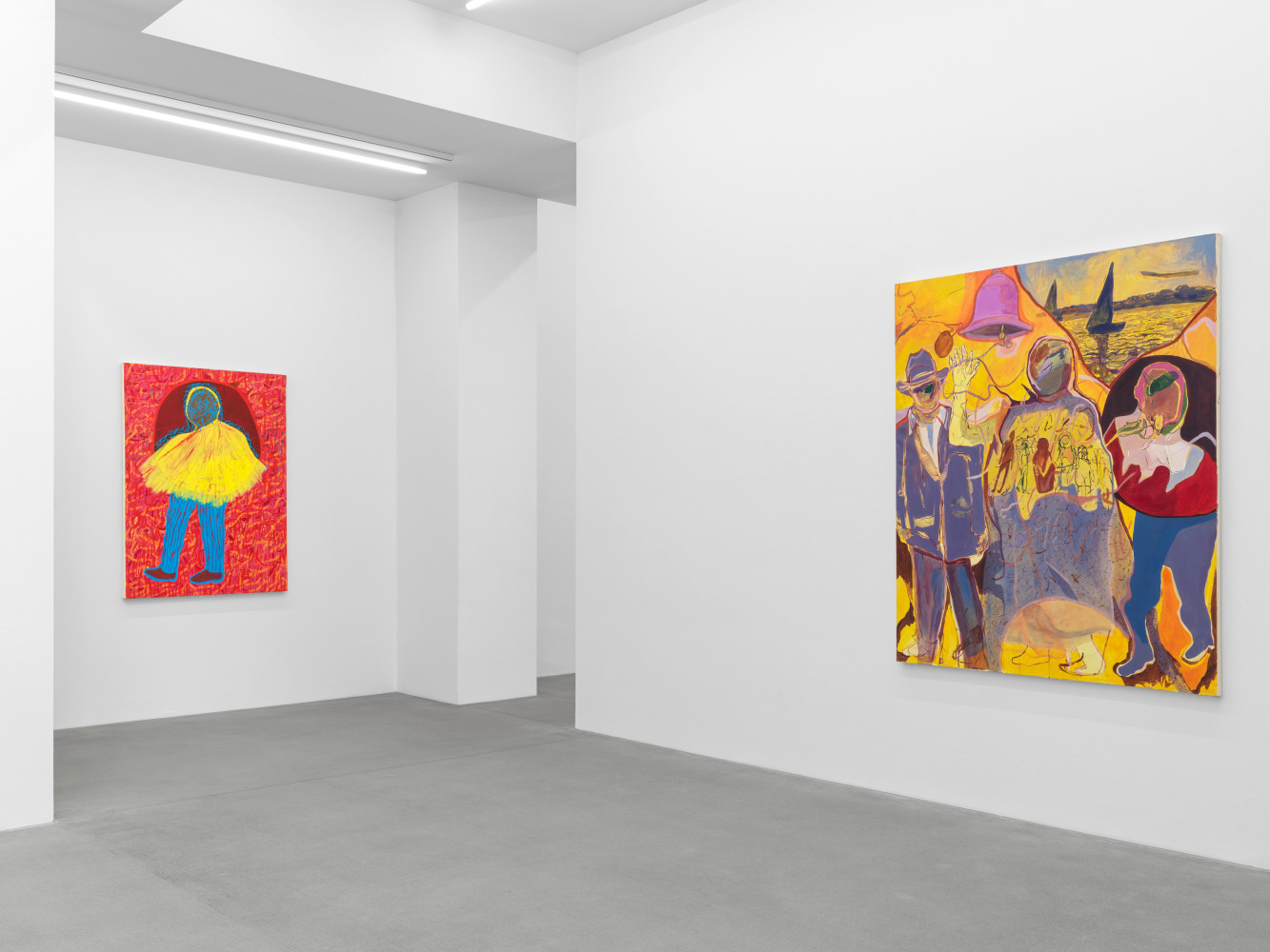 Installation view, Chemu Ng&amp;#39;ok, Echoes, Galerie Eva Presenhuber, Waldmannstrasse, Zurich, 2024
