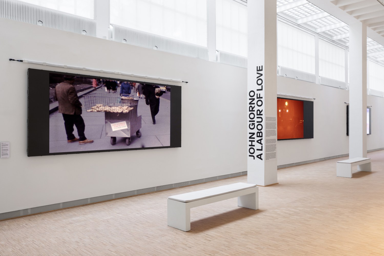 Installation view, John Giorno, a labour of LOVE, Triennale, Milan, 2025