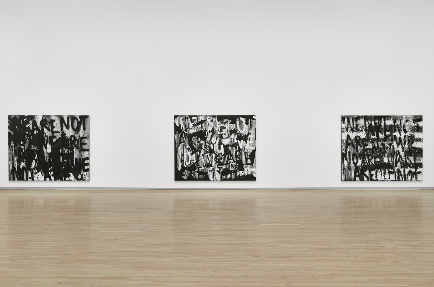 Installation view, Adam Pendleton, To Divide By, Mildred Lane Kemper Art Museum, St. Louis, 2023