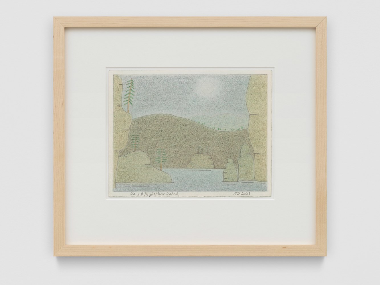 As It Might Have Looked

2023

Colored pencil and graphite pencil on Arches hot press paper

Sheet 18 x 23 cm / 7 x 9 in

Frame 33.5 x 38.5 x 3 cm / 13 1/4 x 15 1/8 x 1 1/8 in

&amp;copy; John Dilg