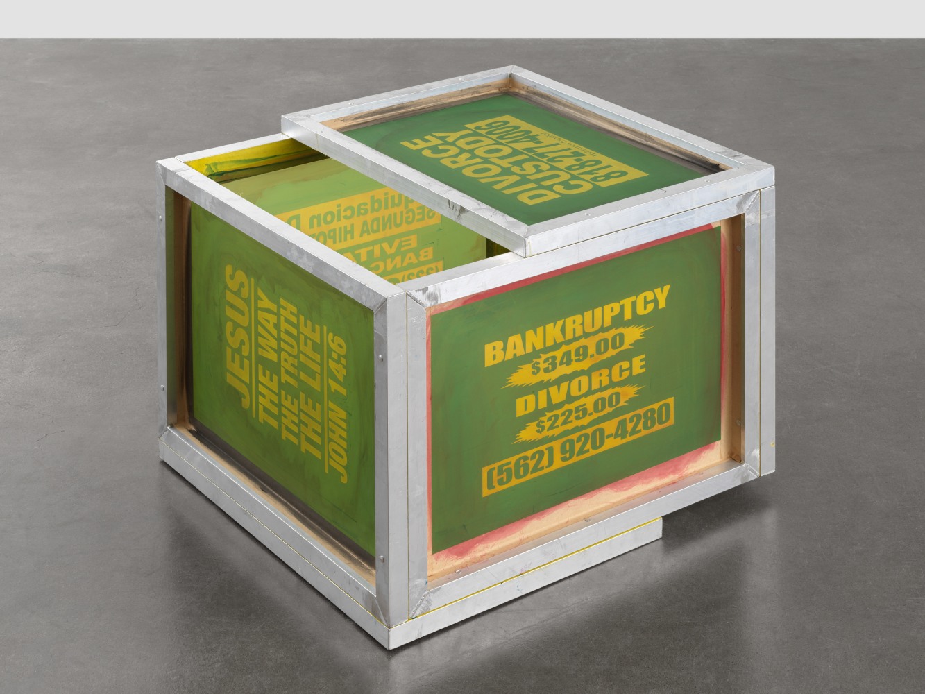 sculpture by Walead Beshty