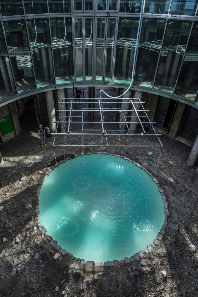 Installation view of Works by Doug Aitken