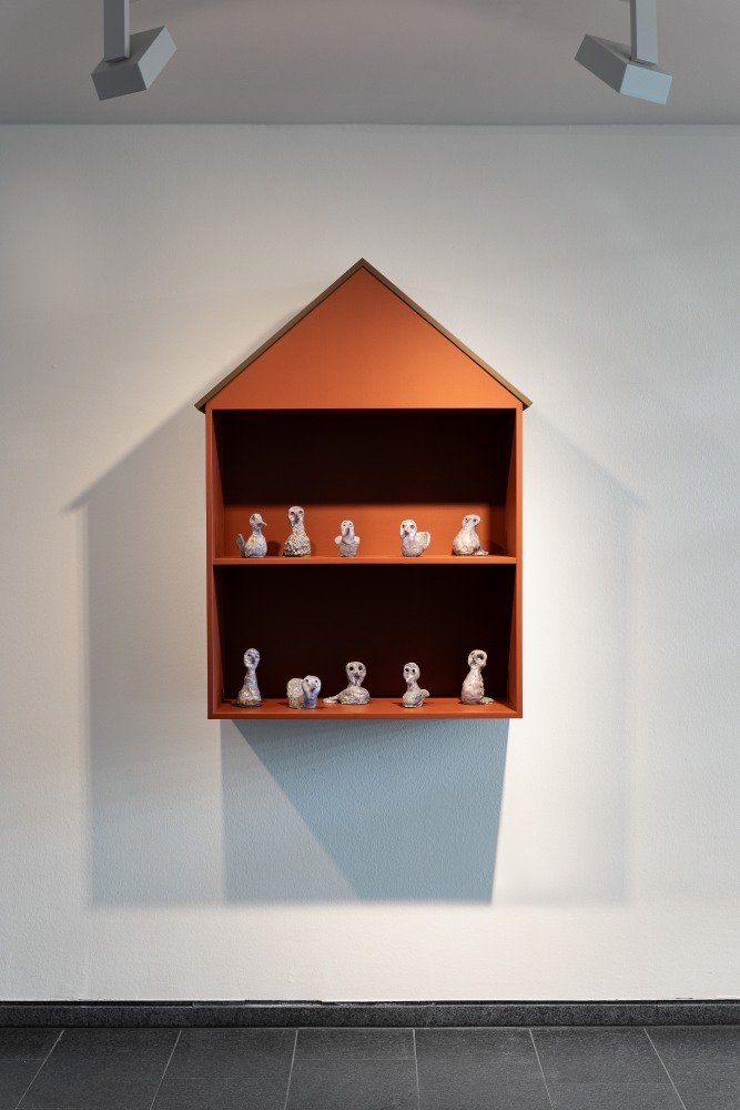 Installation view, Austin Eddy, Sea Song, Kunsthalle Emden, Emden, 2025