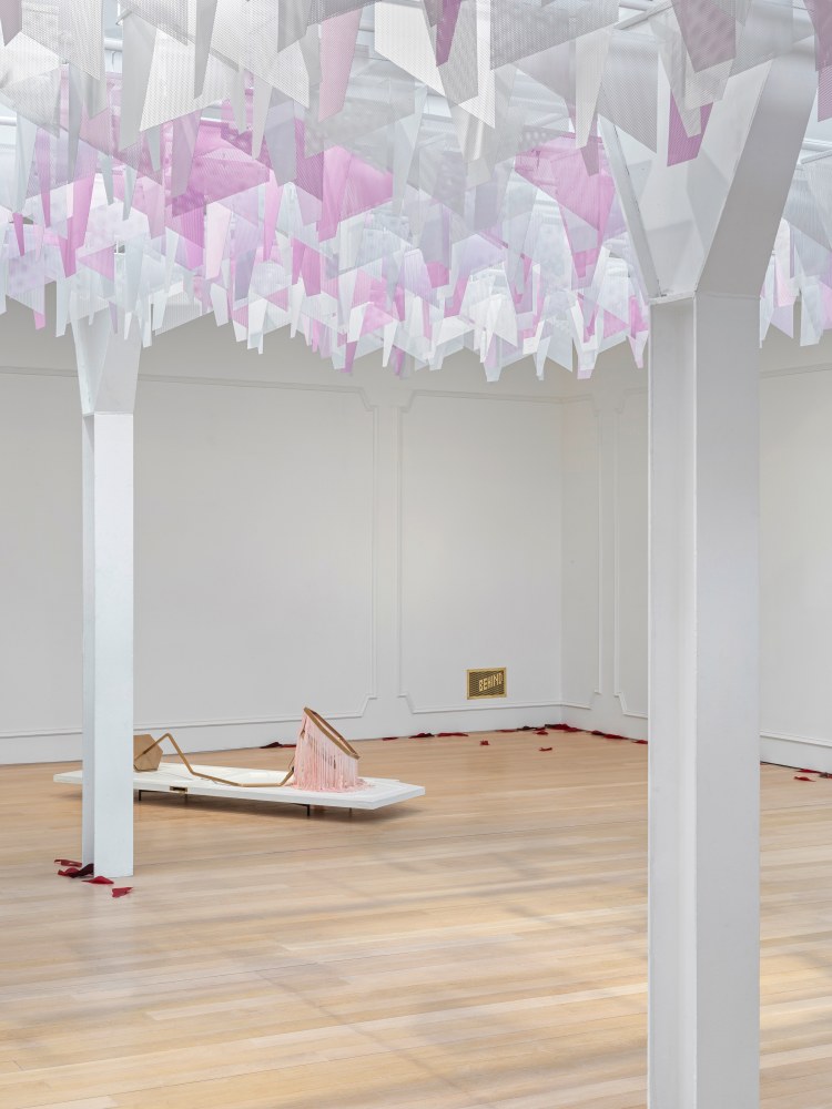 Installation view, Martin Boyce, Before Behind Between Above Below, Fruitmarket, Edinburgh, 2024