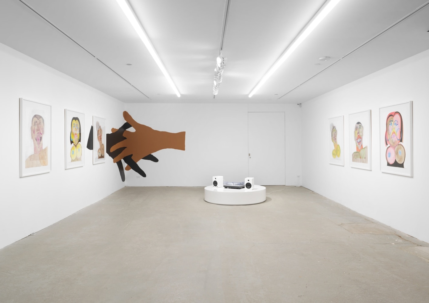 Exhibition View, Tschabalala Self, Cotton Mouth, Eva Presenhuber, New York, 2020 install 13