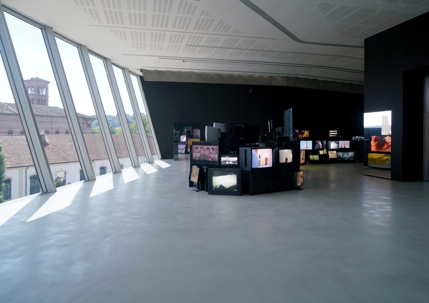Installation view, Douglas Gordon,&amp;nbsp;Pretty much every film and video work from about 1992 until now&amp;rsquo;ish&amp;hellip;, MAXXI Museum, Rome, 2025
