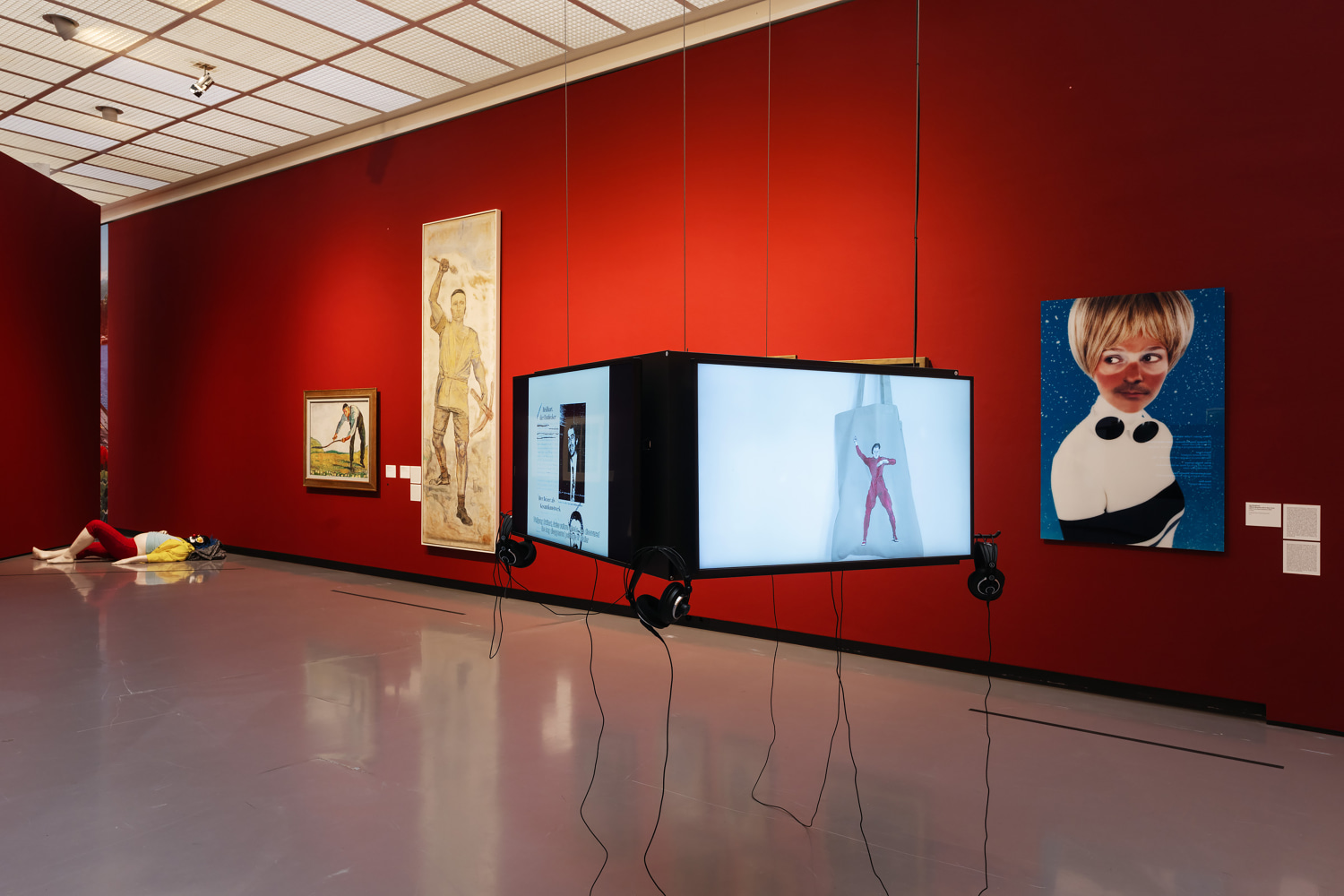 Installation view, Ugo Rondinone, Apropos Hodler &amp;ndash; Current Perspectives on an Icon, Kunsthaus Z&amp;uuml;rich, Zurich, 2024