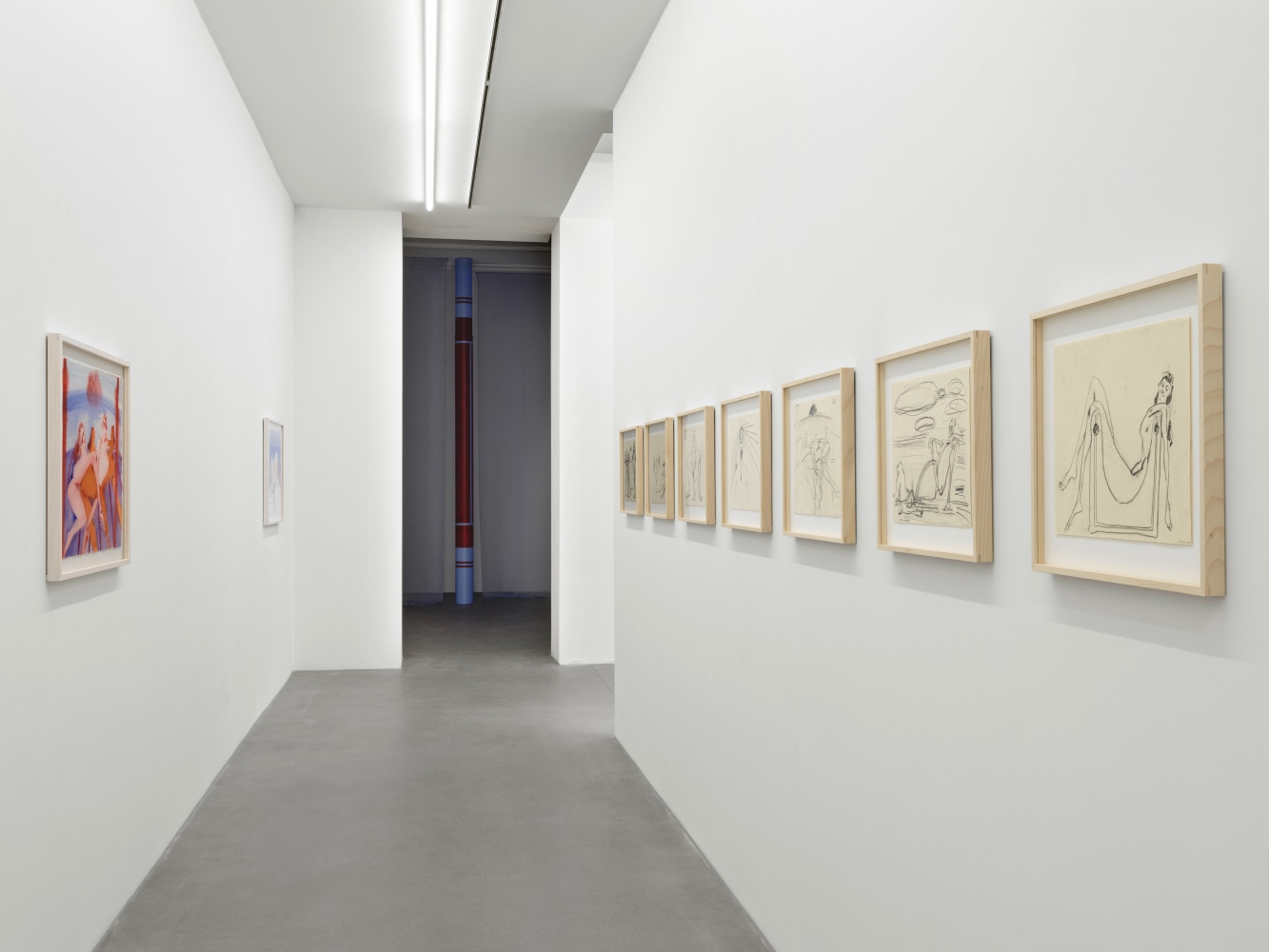 Installation view, Sofia Mitsola, Villa Venus: An Organized Dream, Galerie Eva Presenhuber, Waldmannstrasse, Zurich, 2023
