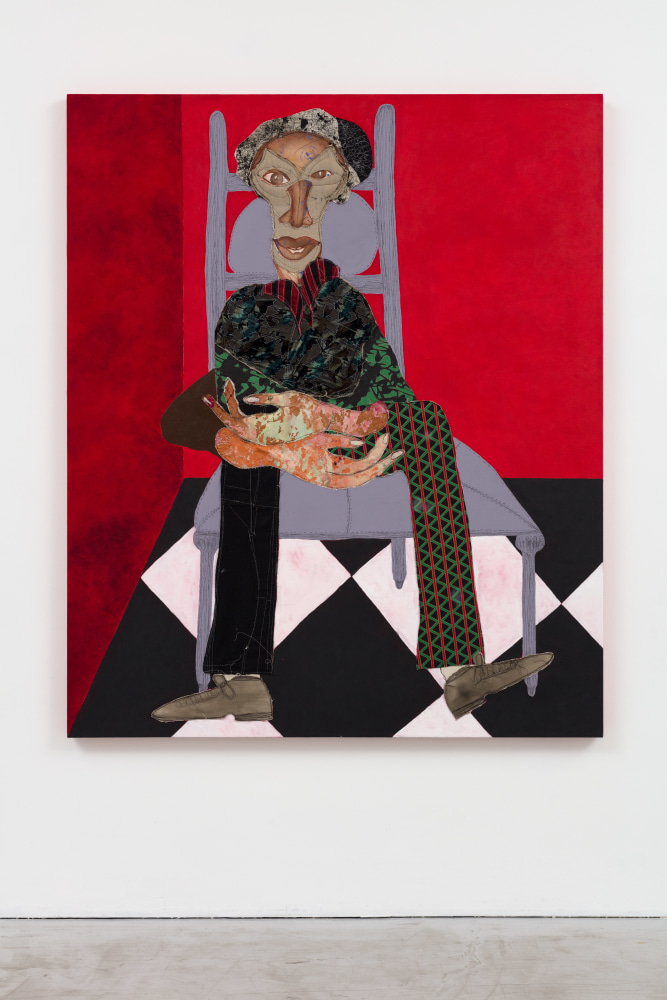 Work by Tschabalala Self