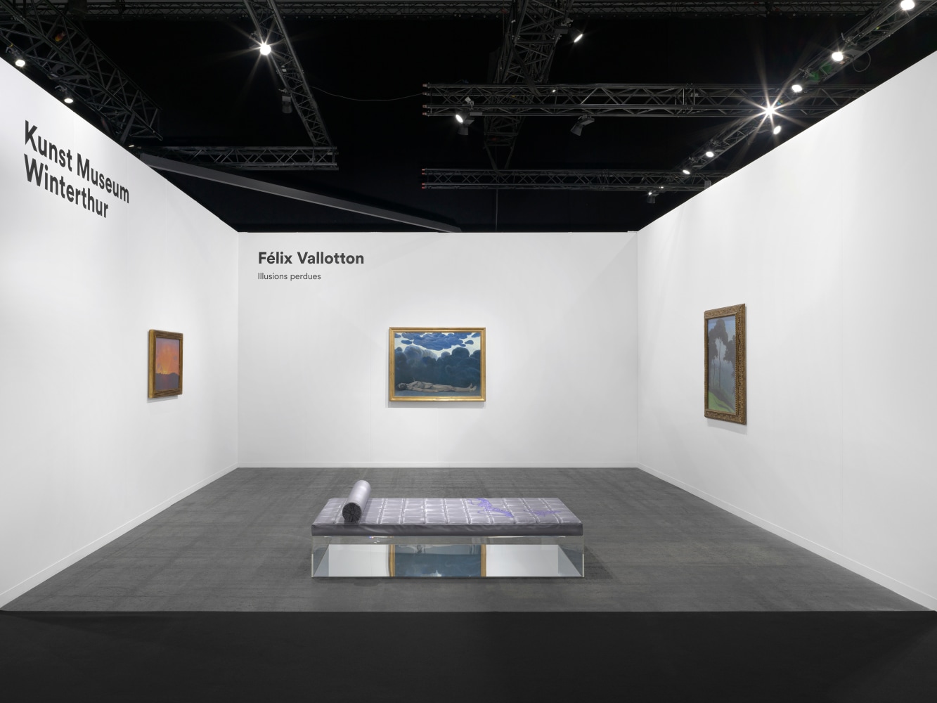 Installation view, Louisa Gagliardi, F&amp;eacute;lix Vallotton: Illusions perdues, Kunst Museum Winterthur, Art Gen&amp;egrave;ve, Geneva, 2025