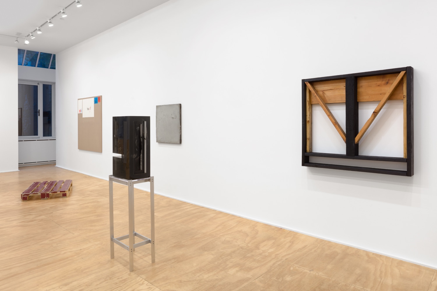 installation view of works by various artists