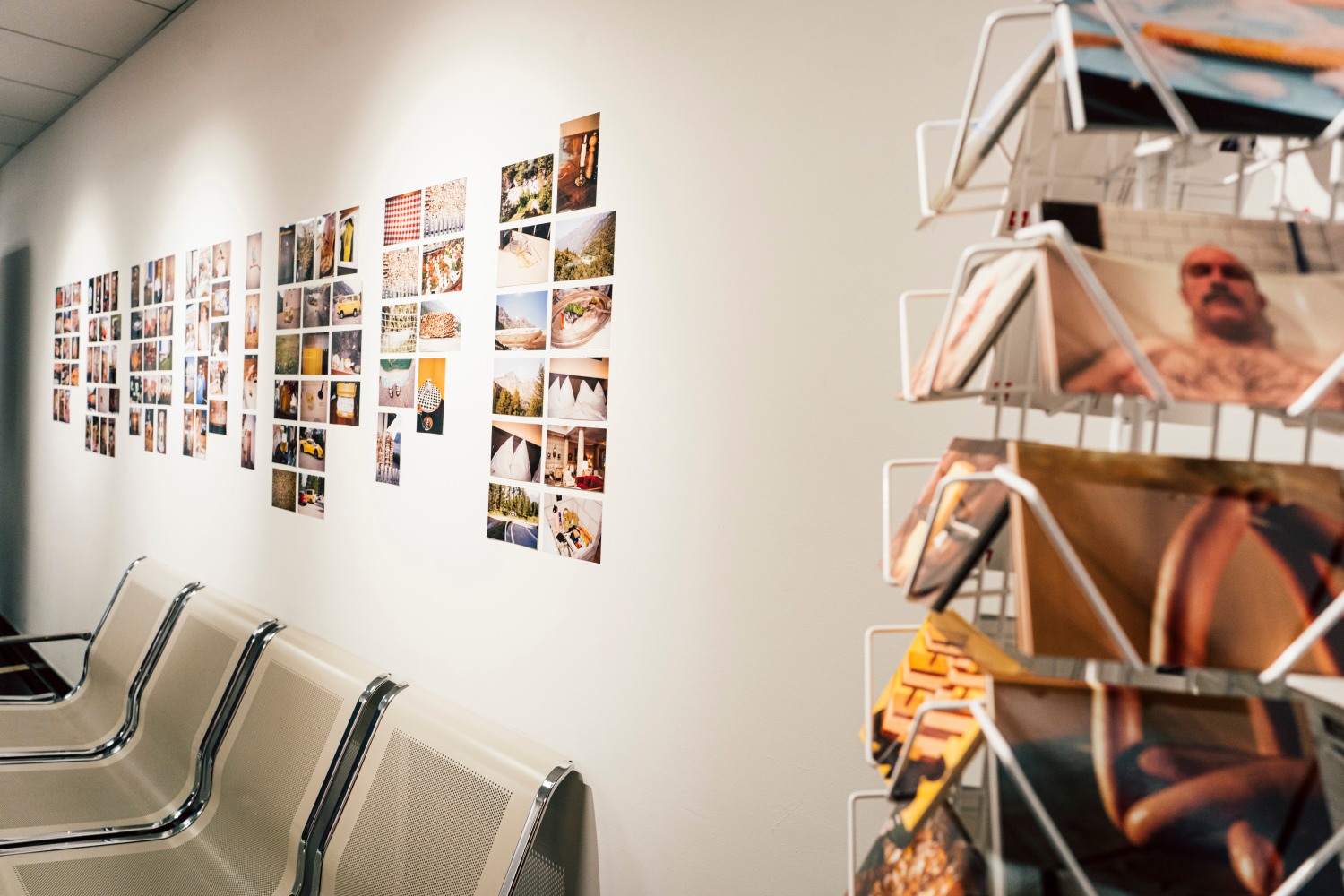 Installation view, Lucas Blalock, Souvenir Cinema, Swiss Consulate, New York, 2025