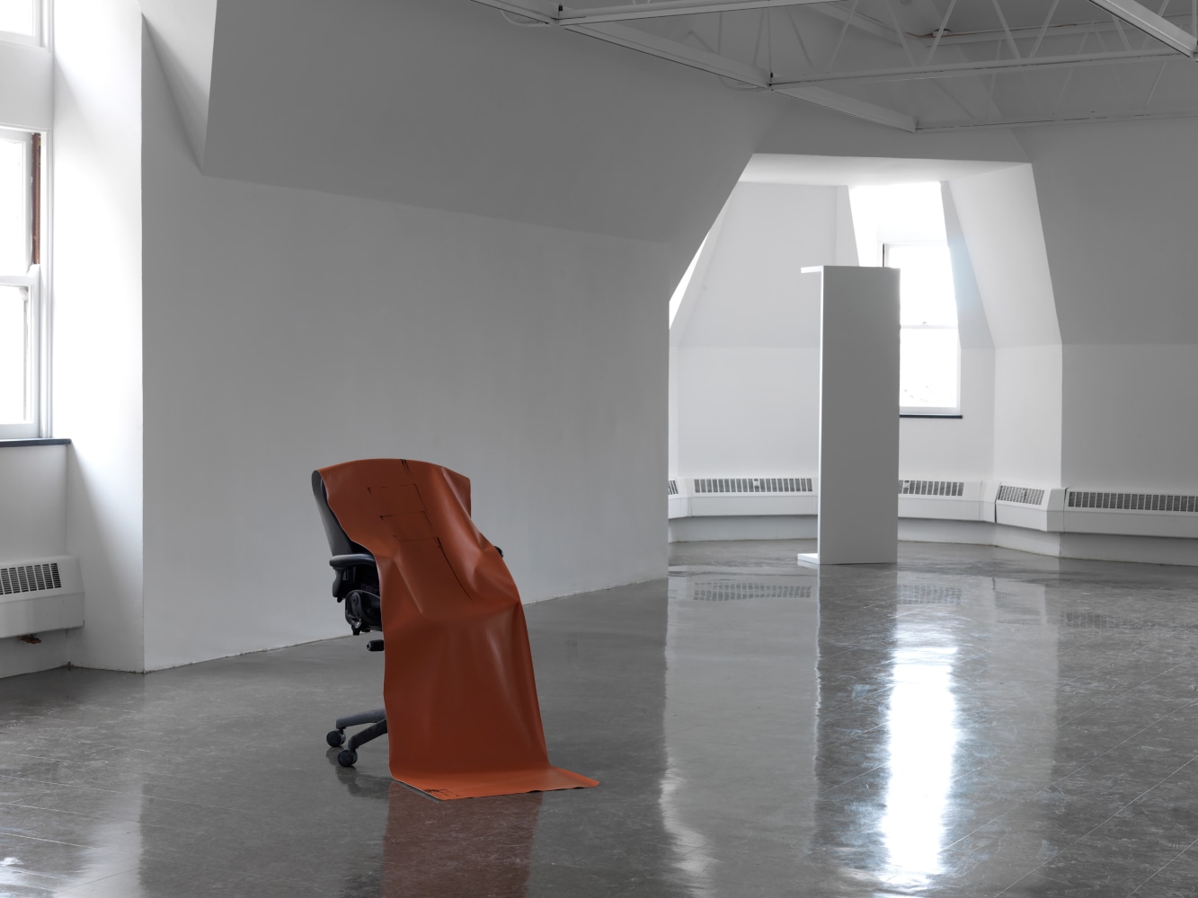 Installation view of works by Trisha Donnelly