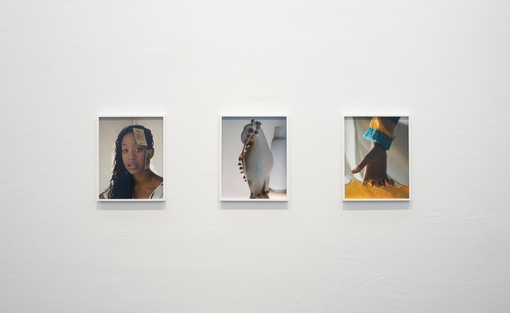 Installation view of photographs by Torbjørn Rødland