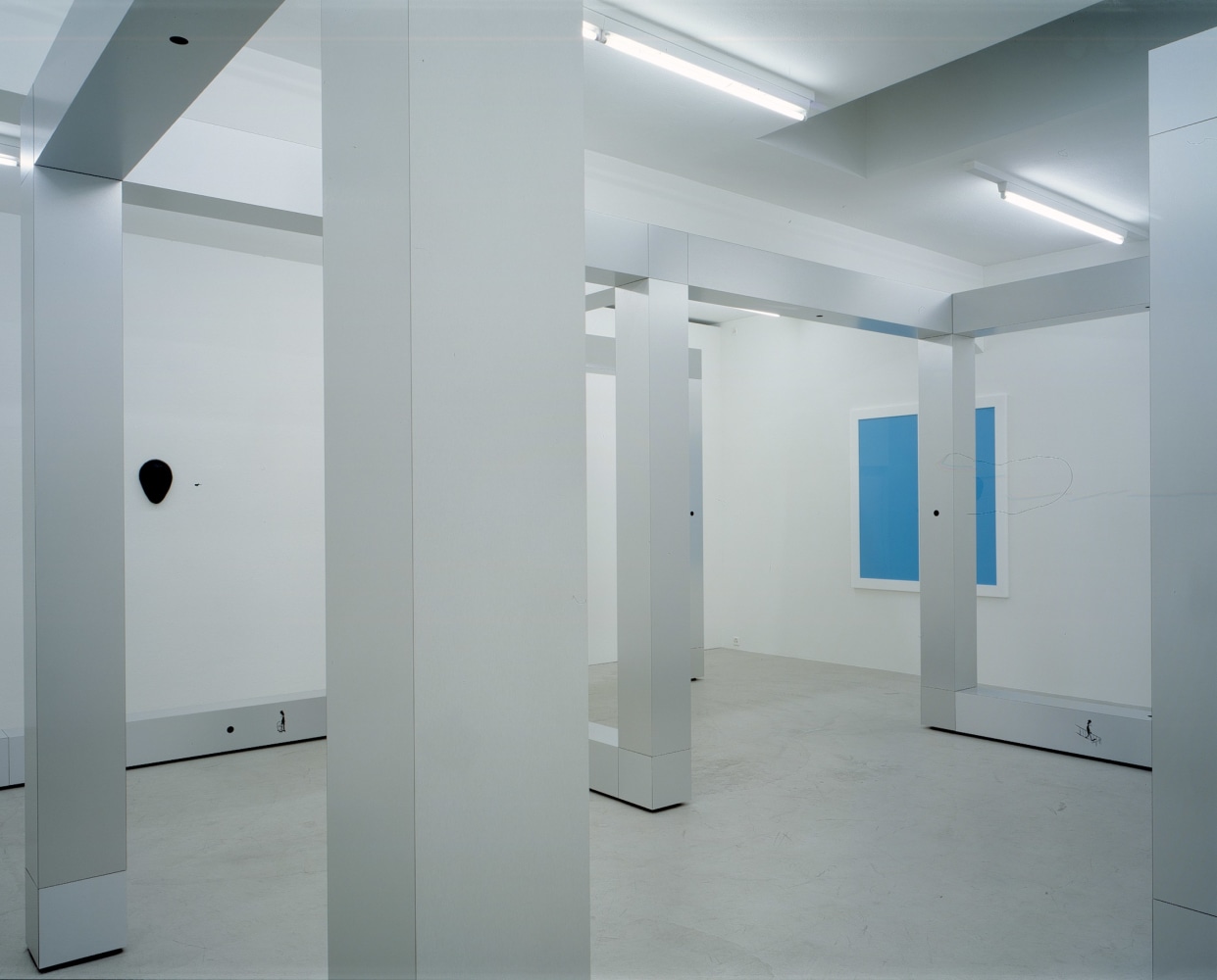Installation view of Ugo Rondinone sculpture and installation exhibition
