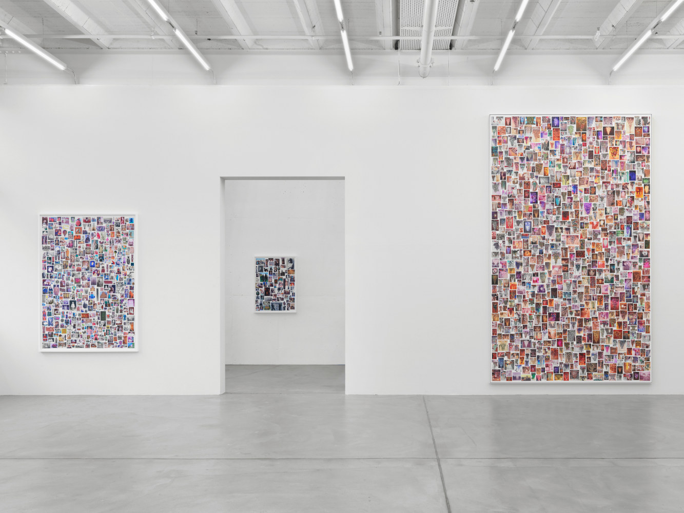 Installation view of Steven Shearer printed works exhibition