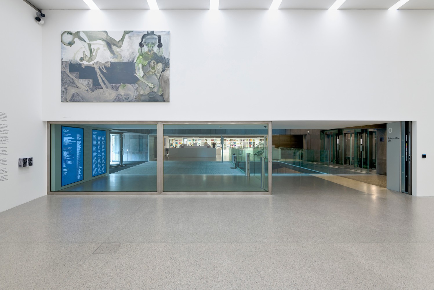 Installation view, Tobias Pils, Shh, mumok, Vienna, 2025
