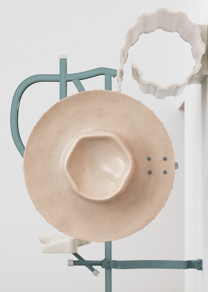 Installation view of sculptures by Magali Reus