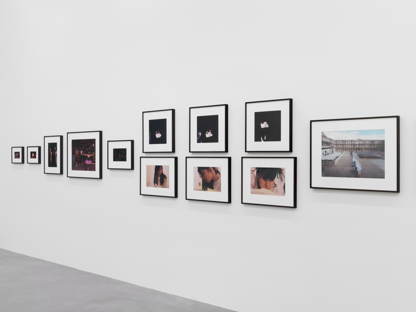 Installation view of Karen Kilimnik photography and installation exhibition