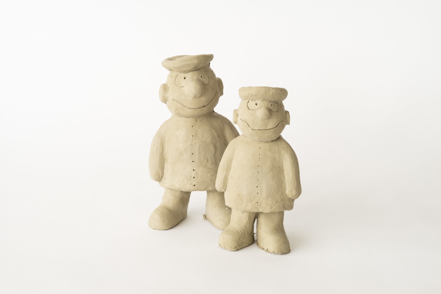 Repitition and Difference

1981-2012

Unfired clay; 2 parts

Unique

Object 25.5 x 13.5 x 6 cm / 10 x 5 3/8 x 2 3/8 in

Object 23.5 x 11.5 x 5 cm / 9 1/4 x 4 1/2 x 2 in

&amp;copy; Peter Fischli David Weiss Estate