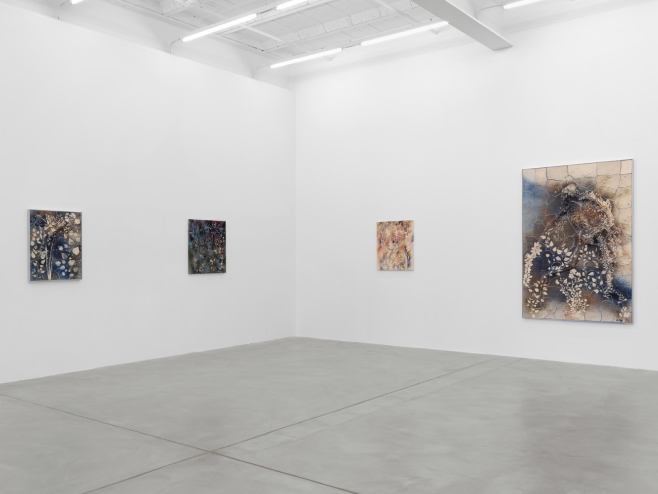 Exhibition View, Sam Falls, Galerie Eva Presenhuber, Zurich, 2021