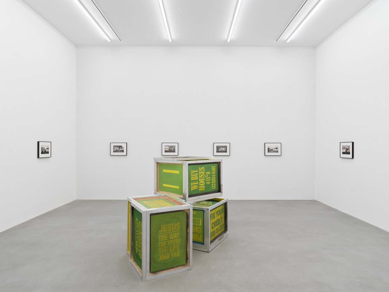 Exhibition View, Walead Beshty,&amp;nbsp;Foreign Correspondence (October 1, 2012 - January 14, 2021), Galerie Eva Presenhuber, Zurich, 2021