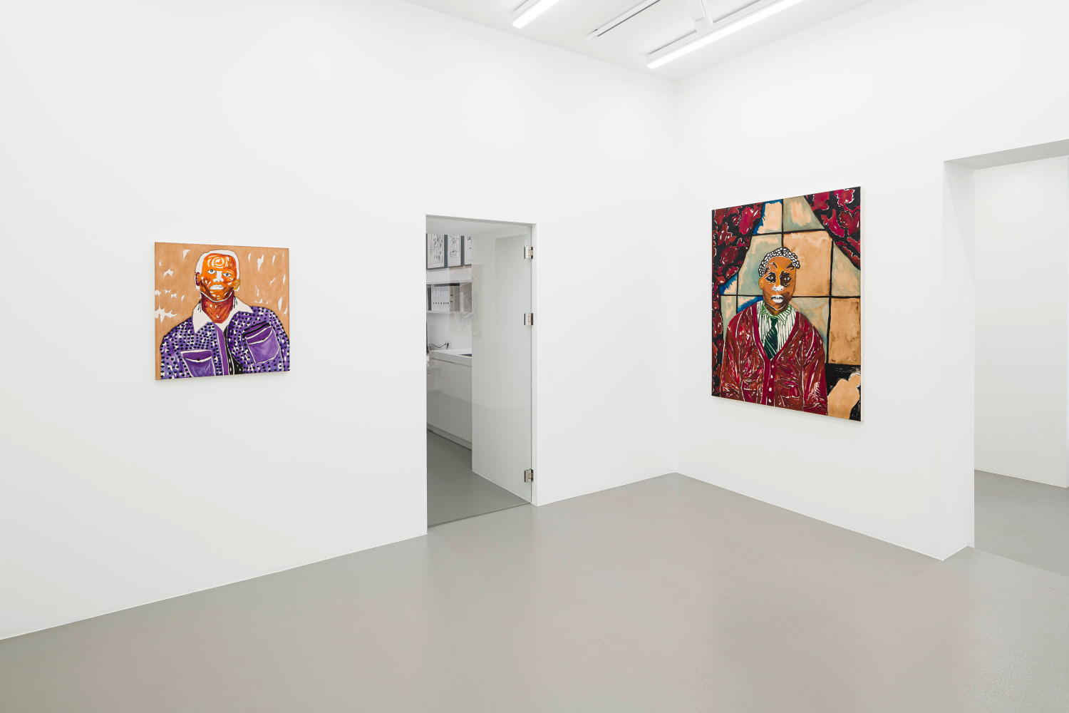 Installation view, Chase Hall, Momma&amp;#39;s Baby, Daddy&amp;#39;s Maybe, Galerie Eva Presenhuber, Vienna, 2025