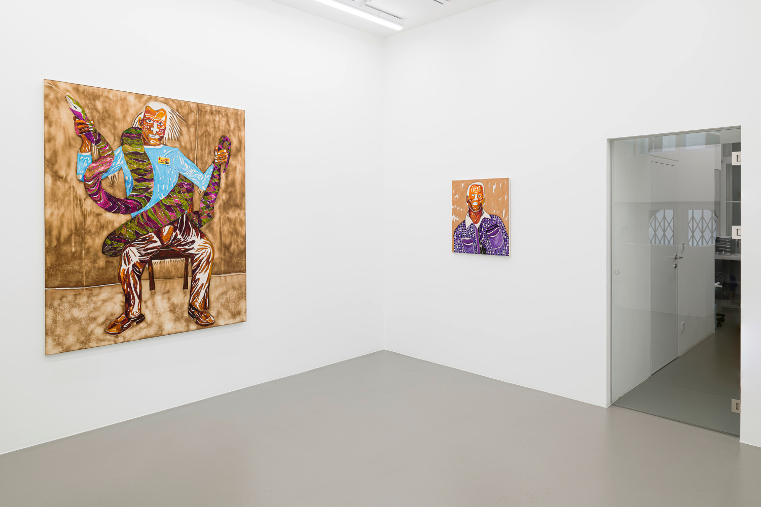 Installation view, Chase Hall, Momma&amp;#39;s Baby, Daddy&amp;#39;s Maybe, Galerie Eva Presenhuber, Vienna, 2025