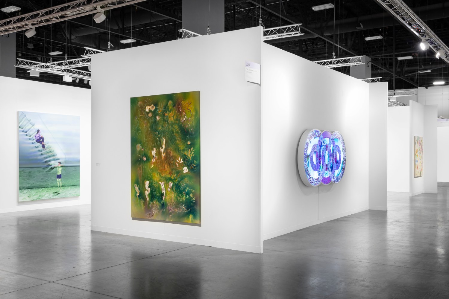 Installation views, Galerie Eva Presenhuber, Art Basel Miami Beach 2023, Miami Beach, 2023