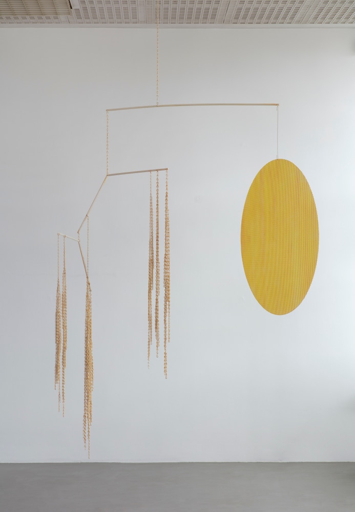 Installation view, Martin Boyce &amp;amp; Arrange Whatever Pieces Come Your Way, The Day Before Sewn into Sleep, Haubrok Foundation, Berlin, 2024&amp;nbsp;