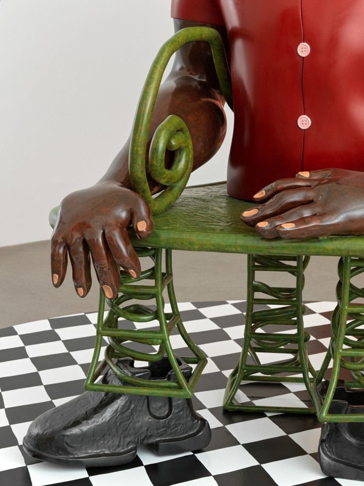 Work by Tschabalala Self