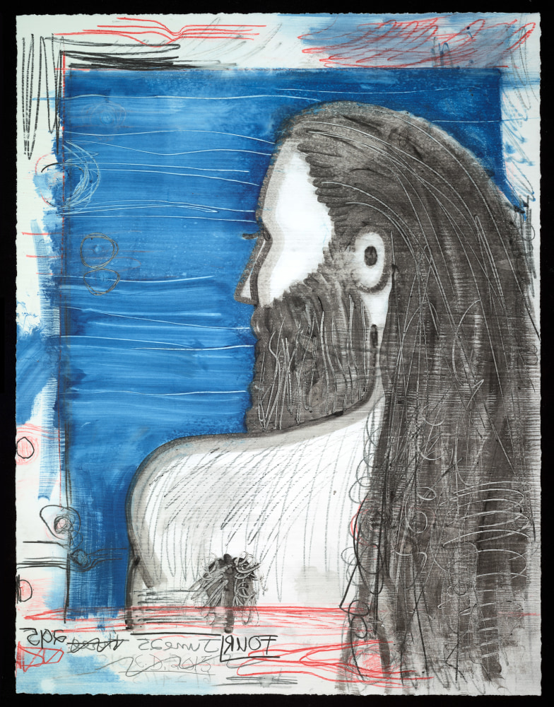 monotype by Carroll Dunham