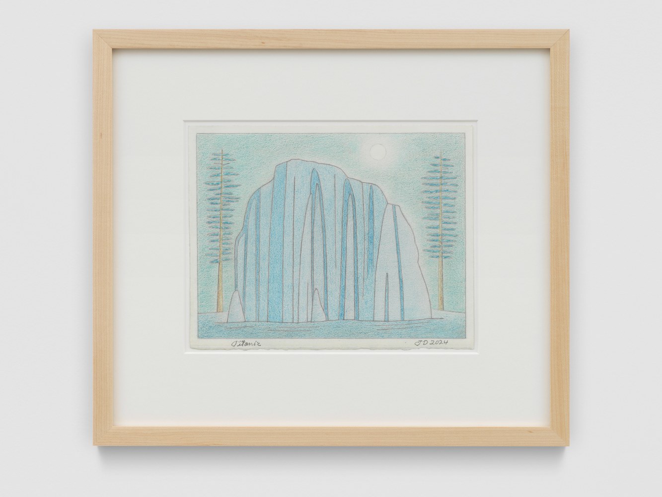 Titanic

2024

Colored pencil and graphite pencil on Arches hot press paper

Sheet 18 x 23 cm / 7 x 9 in

Frame 33.5 x 38.5 x 3 cm / 13 1/4 x 15 1/8 x 1 1/8 in

&amp;copy; John Dilg