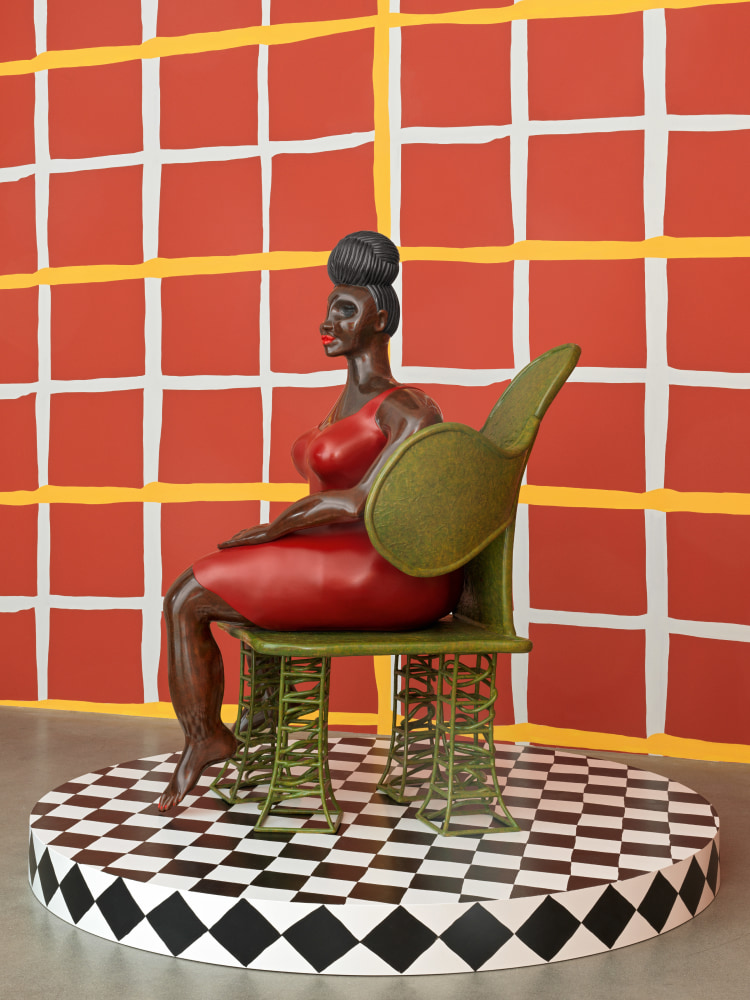 Work by Tschabalala Self