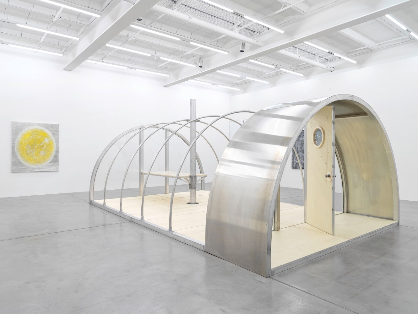 Installation view, Oscar Tuazon, Galerie Eva Presenhuber, Maag Areal, Zurich, 2024