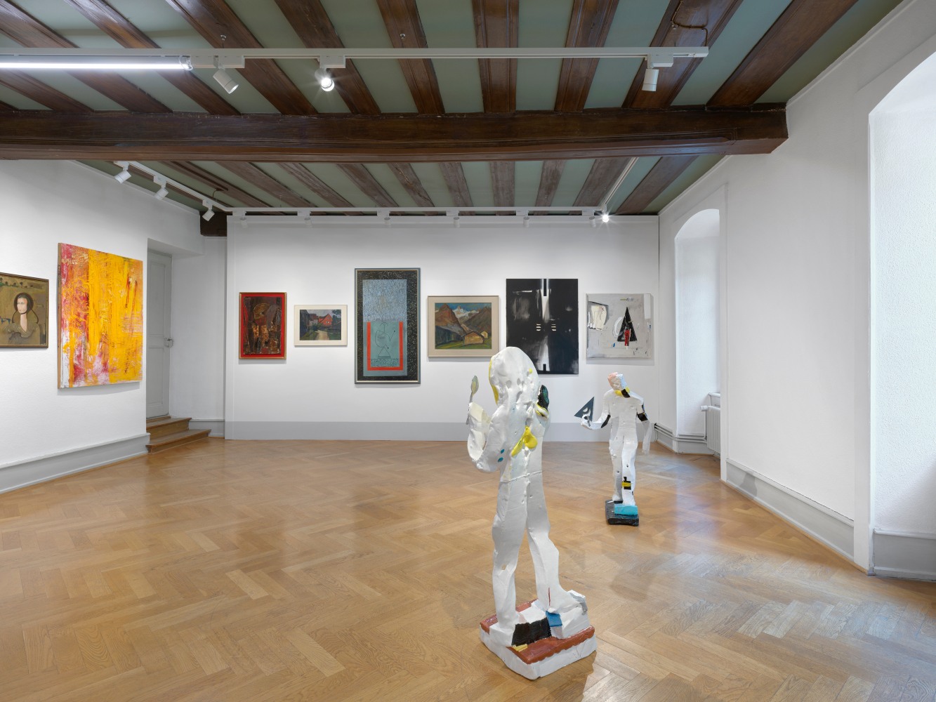 Installation views, Valentin Carron, Learning from Martigny, Le Manoir de la Ville de Martigny, 2024