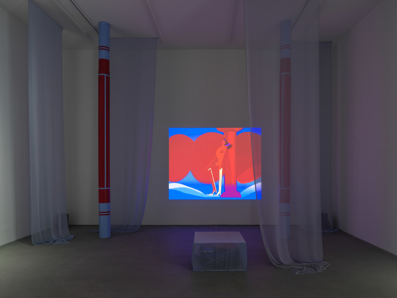 Installation view, Sofia Mitsola, Villa Venus: An Organized Dream, Galerie Eva Presenhuber, Waldmannstrasse, Zurich, 2023