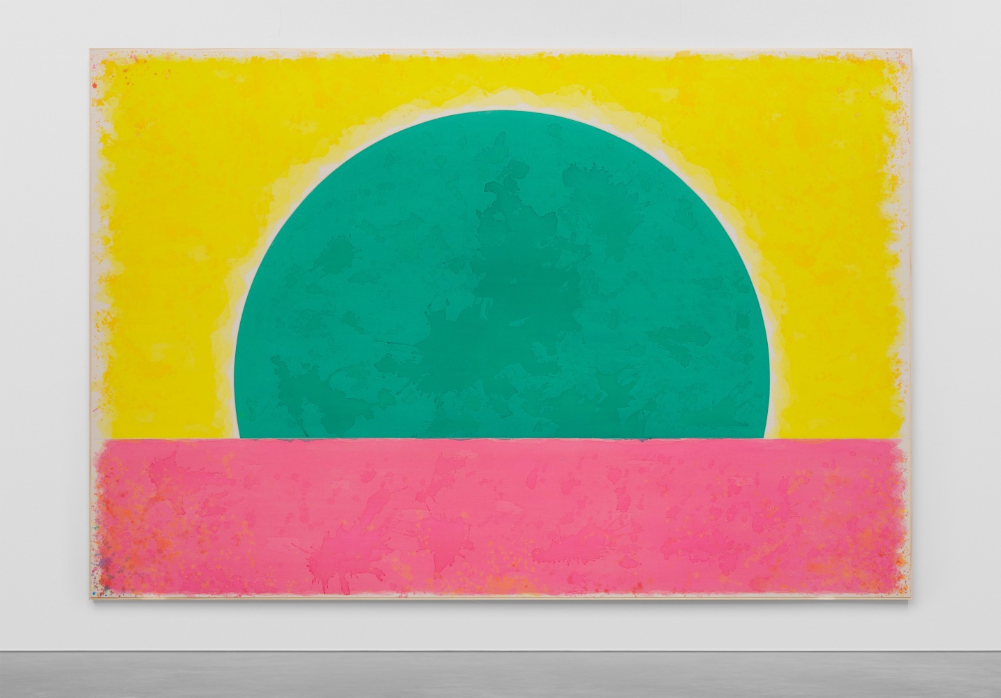 zehnteraugustzweitausenddreiundzwanzig

2023

Watercolor on canvas, artist&amp;#39;s frame

200 x 300 cm / 78 3/4 x 118 1/8 in

&amp;copy; Ugo Rondinone