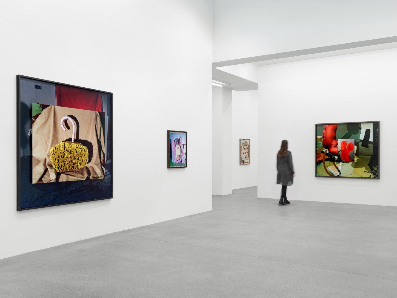 installation view of Lucas Blalock