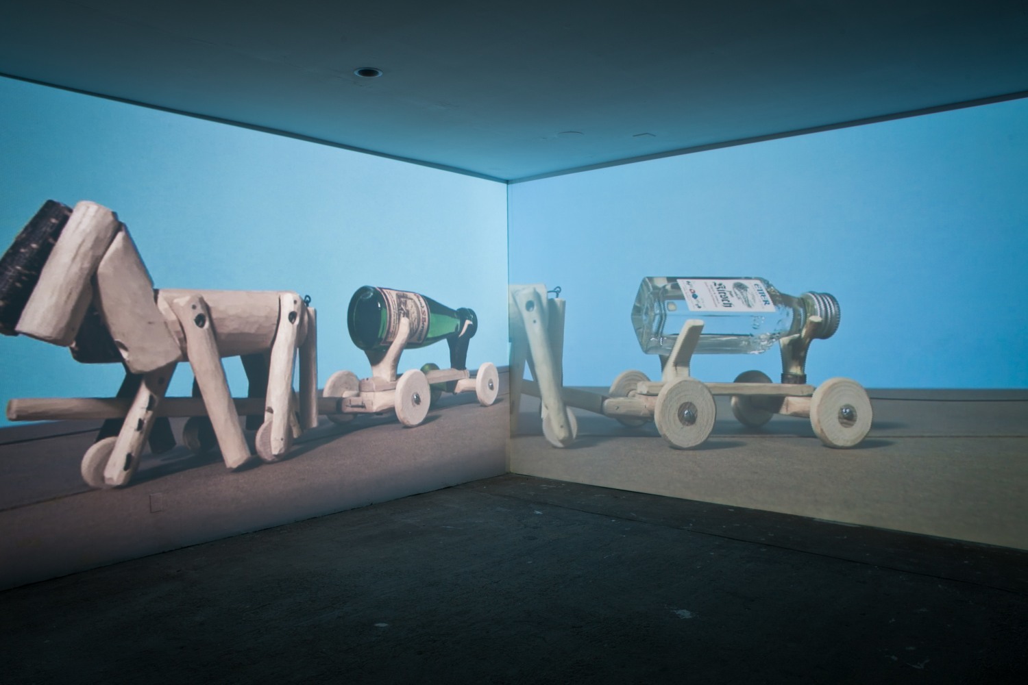 Installation view of works by Jean-Frédéric Schnyder