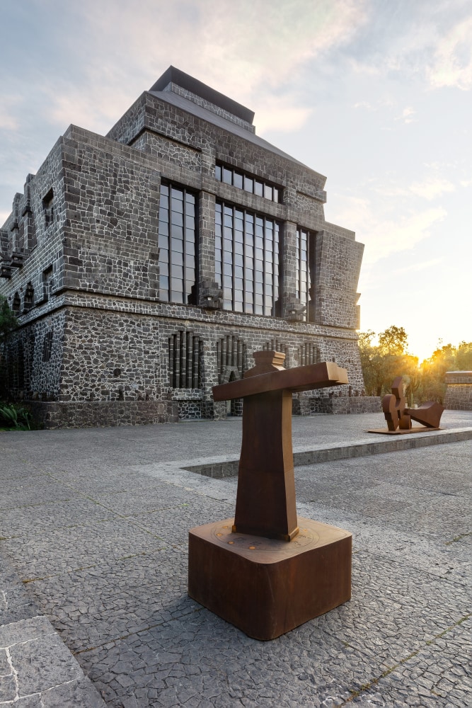 Installation view, Wyatt Kahn, Fantasmas, Museo Anahuacalli, Mexico City, 2024