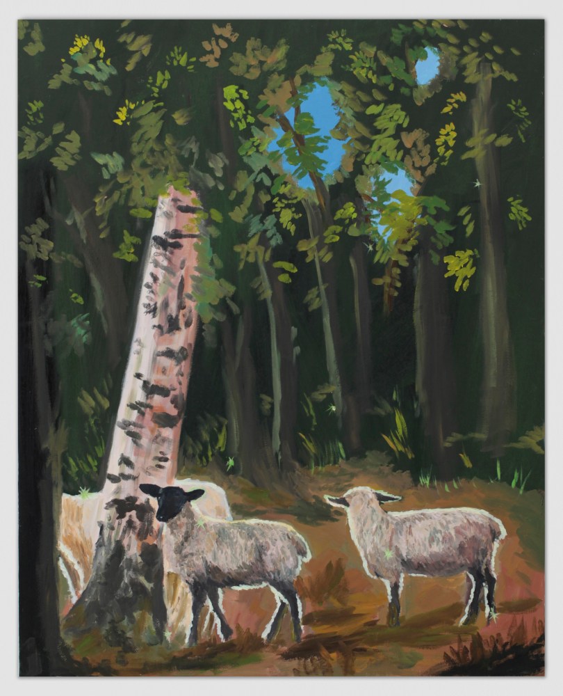 THE FAIRIE QUEENS SHEEP IN THE WOODS

2012

Water soluble oil color on canvas

76 x 61 x 2 cm / 30 x 24 x 3/4 inches

KILIM37763

&amp;nbsp;