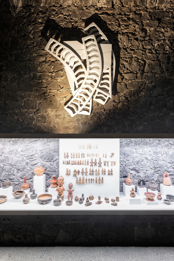 Installation view, Wyatt Kahn, Fantasmas, Museo Anahuacalli, Mexico City, 2024