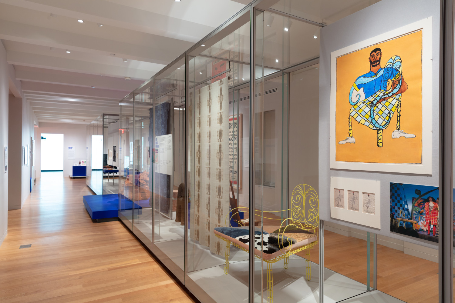 Installation view, Tschabalala Self,&amp;nbsp;Acquired! Shaping the National Design Collection, Smithsonian Institution, New York, 2024