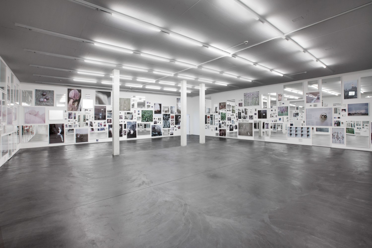 Douglas Gordon Everything is nothing without its reflection; A Photographic Pantomime 2013 180 Photographs, 180 mirrors; framed Dimensions variable