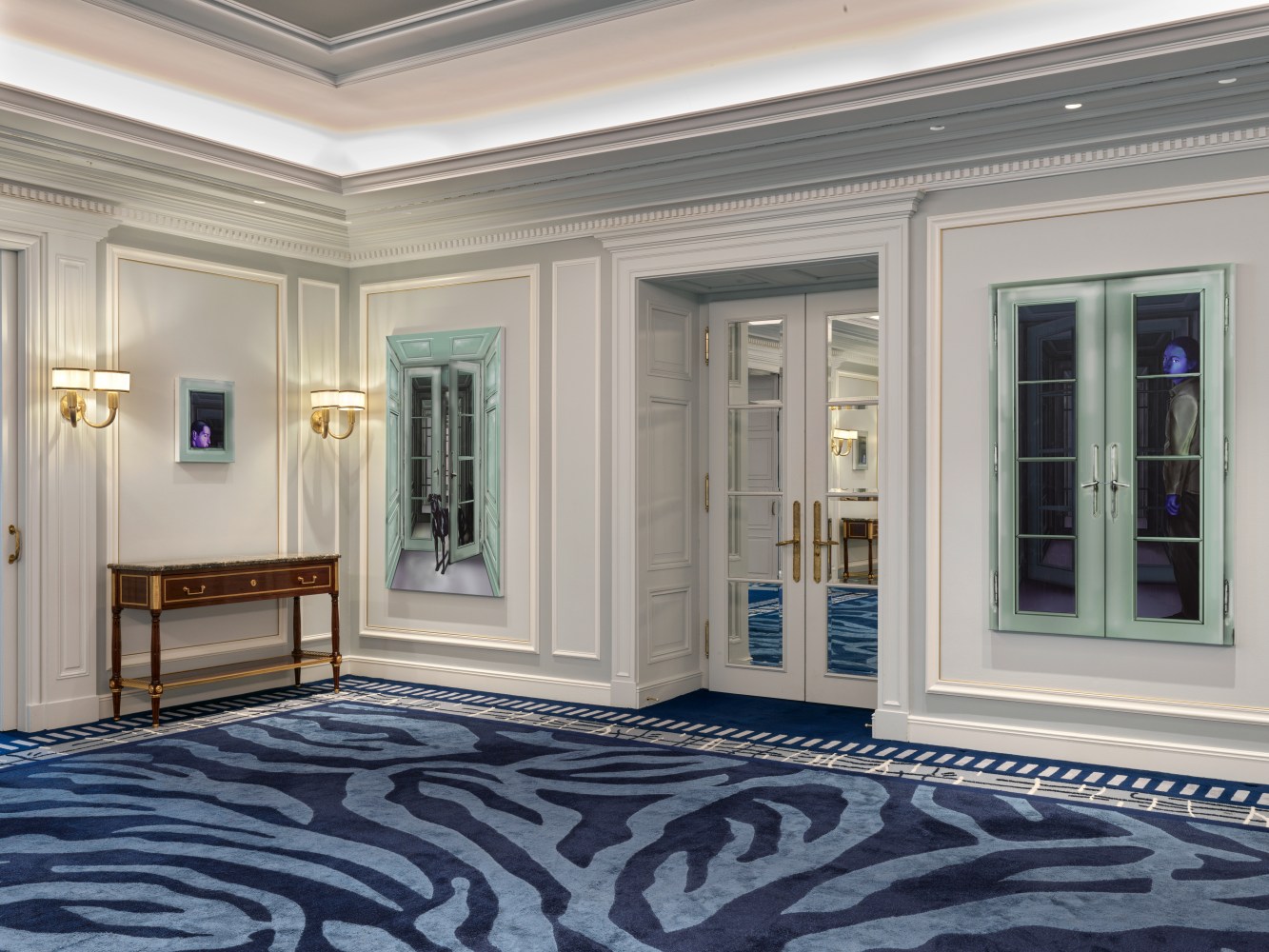 Installation view, Art in the Salon XXIII: Louisa Gagliardi, Baur au Lac Park, Zurich, 2025