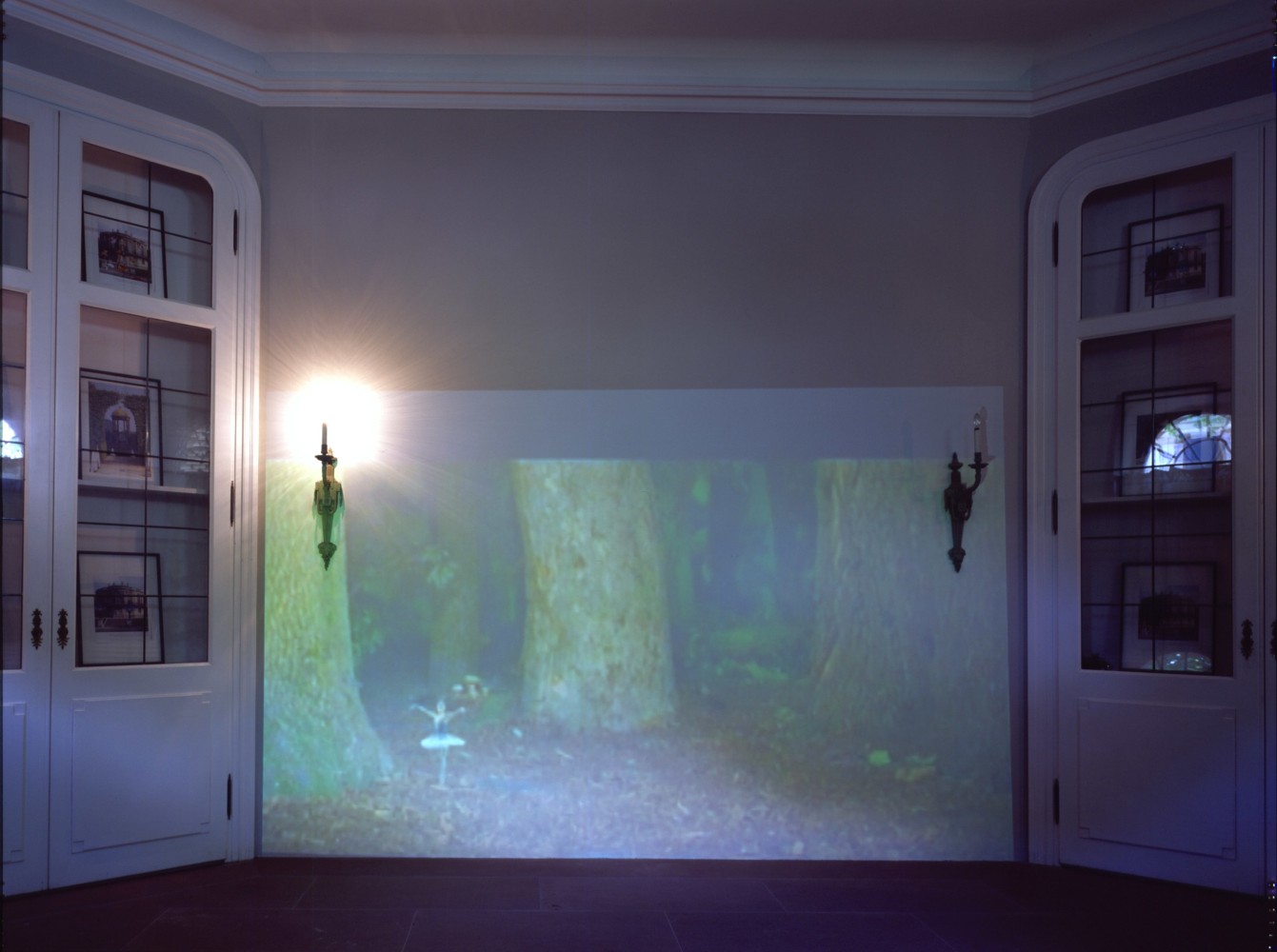 Installation view of works by Karen Kilimnik