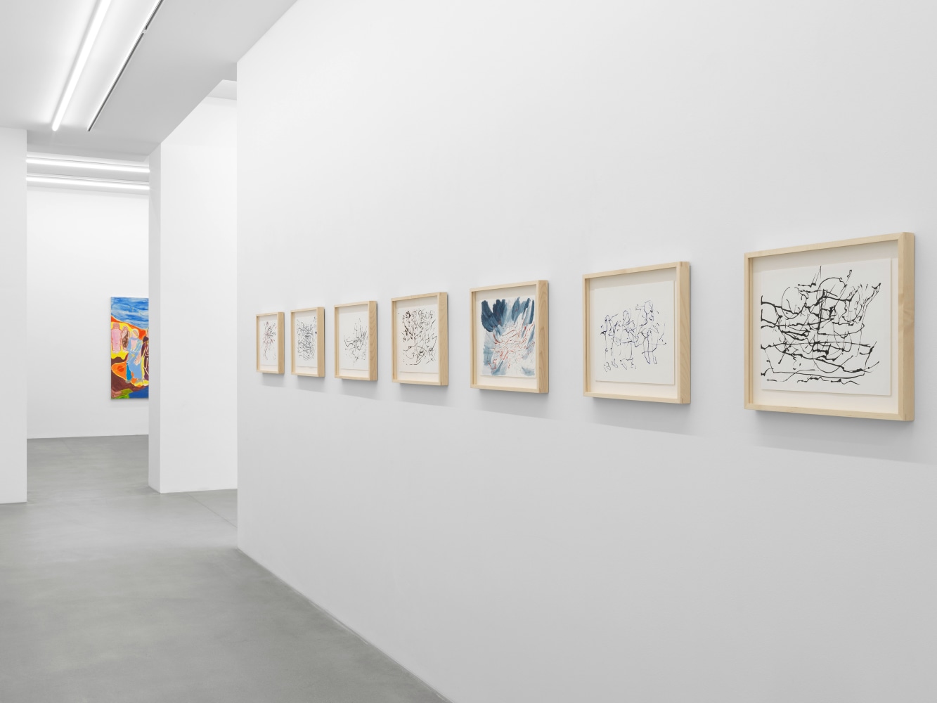 Installation view, Chemu Ng&amp;#39;ok, Echoes, Galerie Eva Presenhuber, Waldmannstrasse, Zurich, 2024