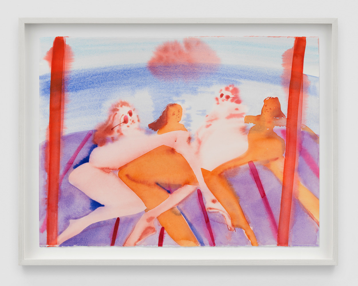 Sirens III

2023

Watercolour on paper

Sheet 57 x 75.5 cm / 22 1/2 x 29 3/4 in

Frame 66.5 x 84.5 cm / 26 1/4 x 33 3/8 in

&amp;copy; Sofia Mitsola