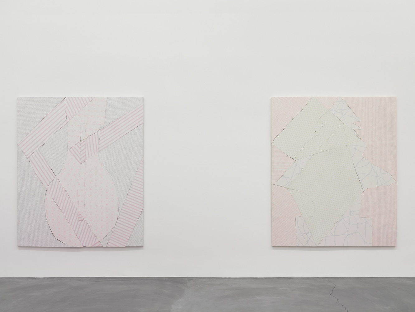 Installation view of Wyatt Kahn wall reliefs